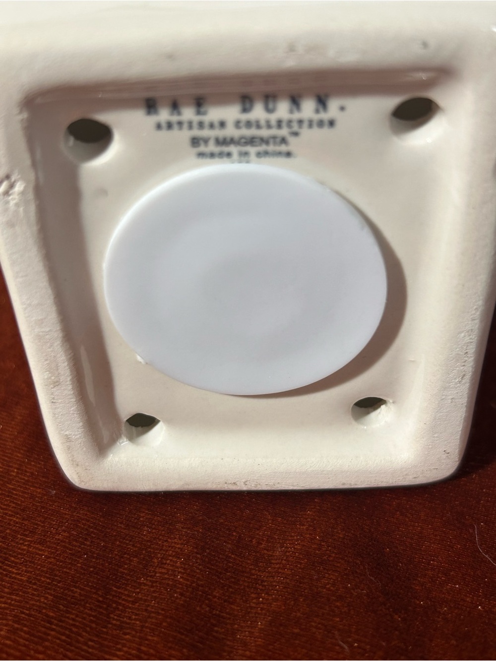 Rae Dunn White Ceramic Birdhouse with REST Script - Picture 7 of 7